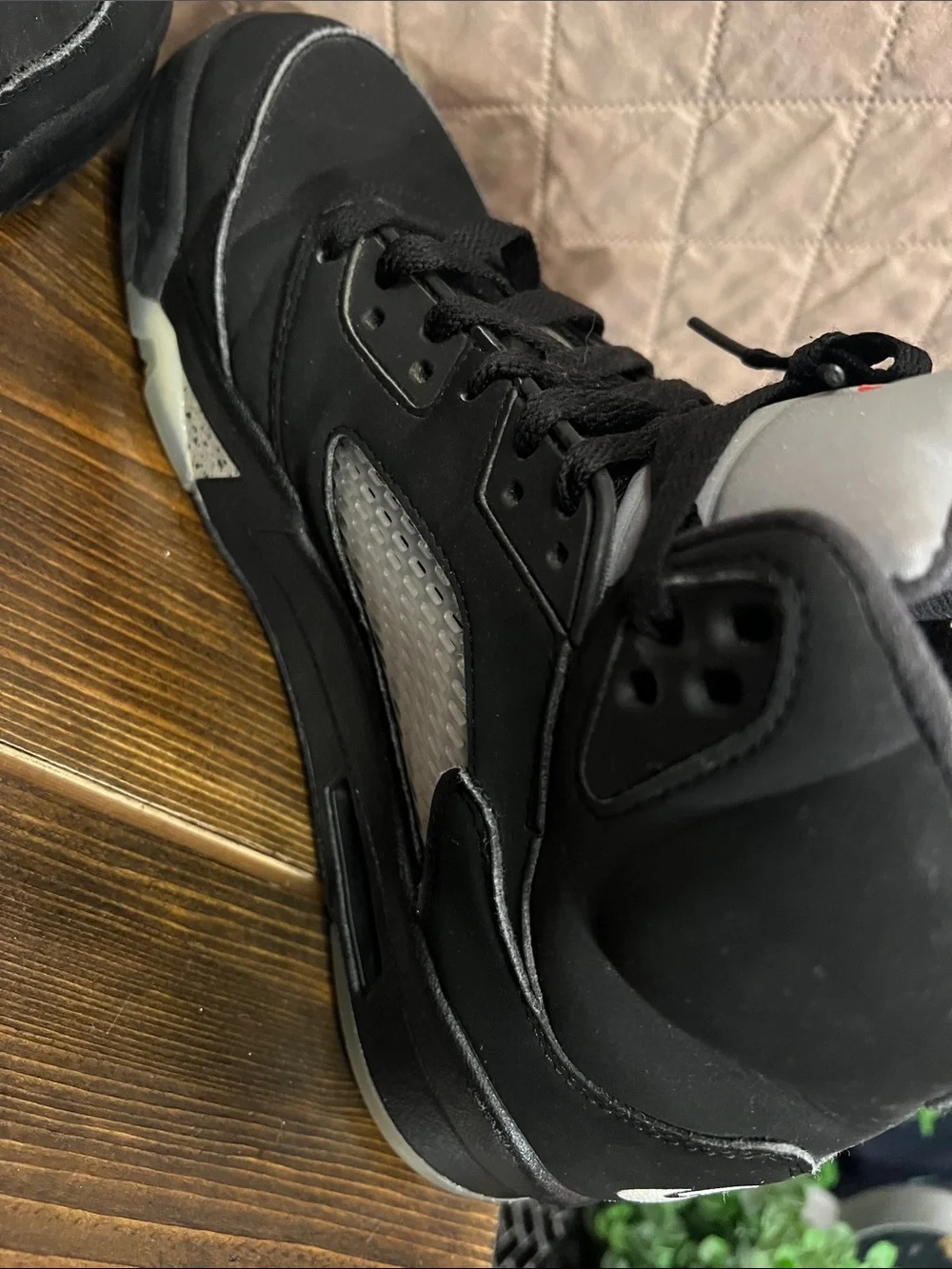 Air Jordan 5 Retro OG 'Black Metallic' (2016), featuring style code 845035-0